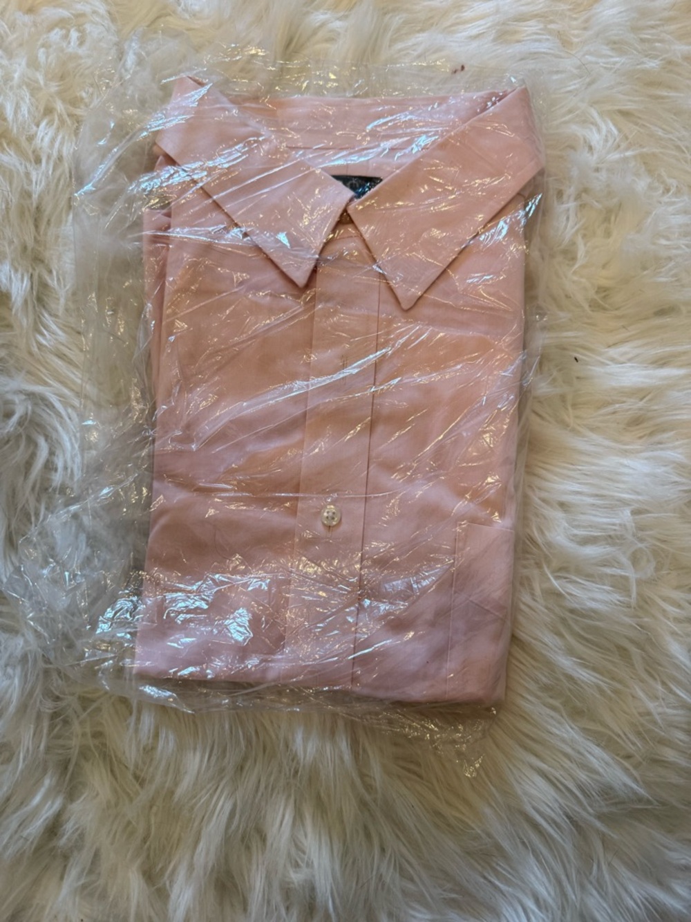 Men's Light Pink Dress Shirt - Classic Point Collar